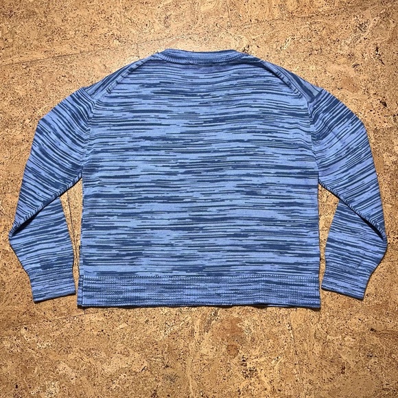 Everlane Wm’s Space Dyed Rib Trim Crewneck Sweater Sz M - Picture 5 of 8